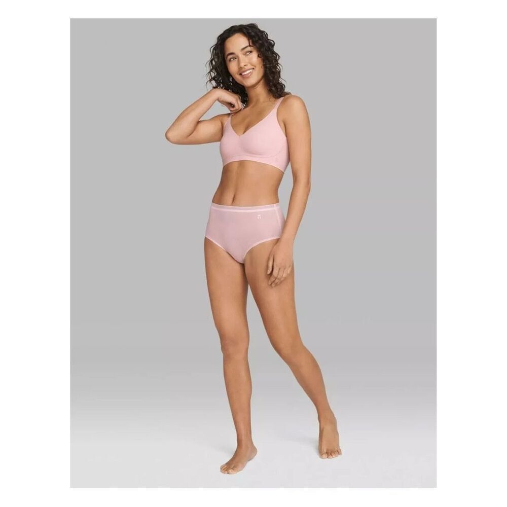 Tommy John Women's Air High Rise Brief in Peachskin Size Small $22